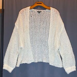 Wild Fable Ivory Open-Knit Sweater